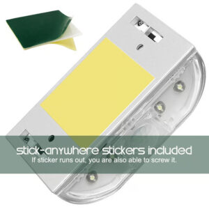 Add convenience to your home with the Auto-Sensing Door Light, perfect for doorways, closets, and other dark areas.