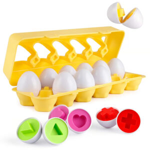 Color Recognition Toy helps kids learn colors and improve motor skills with fun, colorful eggs.