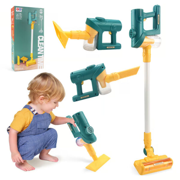 The Educational Vacuum Toy helps children learn cleaning skills with realistic suction effects.