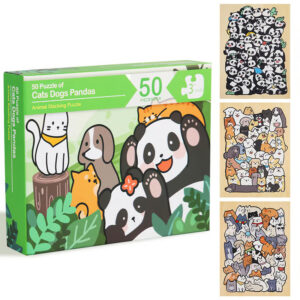 Hand-Painted Wooden Puzzle – a compact, portable puzzle for on-the-go fun.