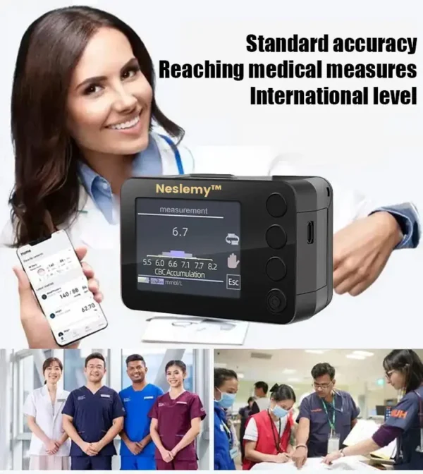 Neslemy™ Advanced Non-Invasive GlucoseMonitor-99.9% Accuracy + Exclusive Gift ✅TGA Approved