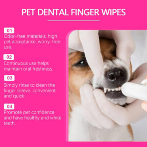 Organic Coconut Oil Pet Wipes are safe, alcohol-free wipes for cleaning your pet’s teeth and gums.