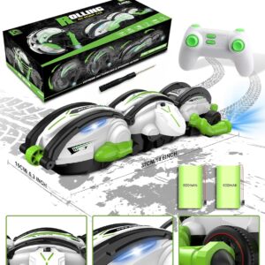 RC Stunt Snake Car performs 360-degree spins and stunts with bright lights and sound effects for endless fun.