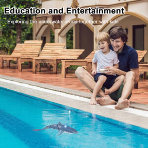 Let your kids explore the water with the Realistic RC Shark Toy, designed for immersive play and safety.