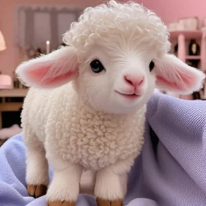 🐑 Adorable Plush Lamb - Your Cuddly Toy Lamb