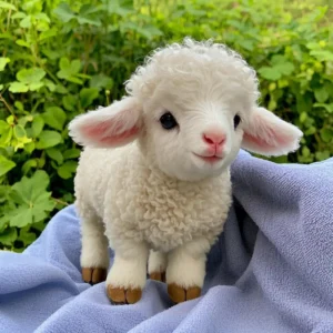 🐑 Adorable Plush Lamb - Your Cuddly Toy Lamb