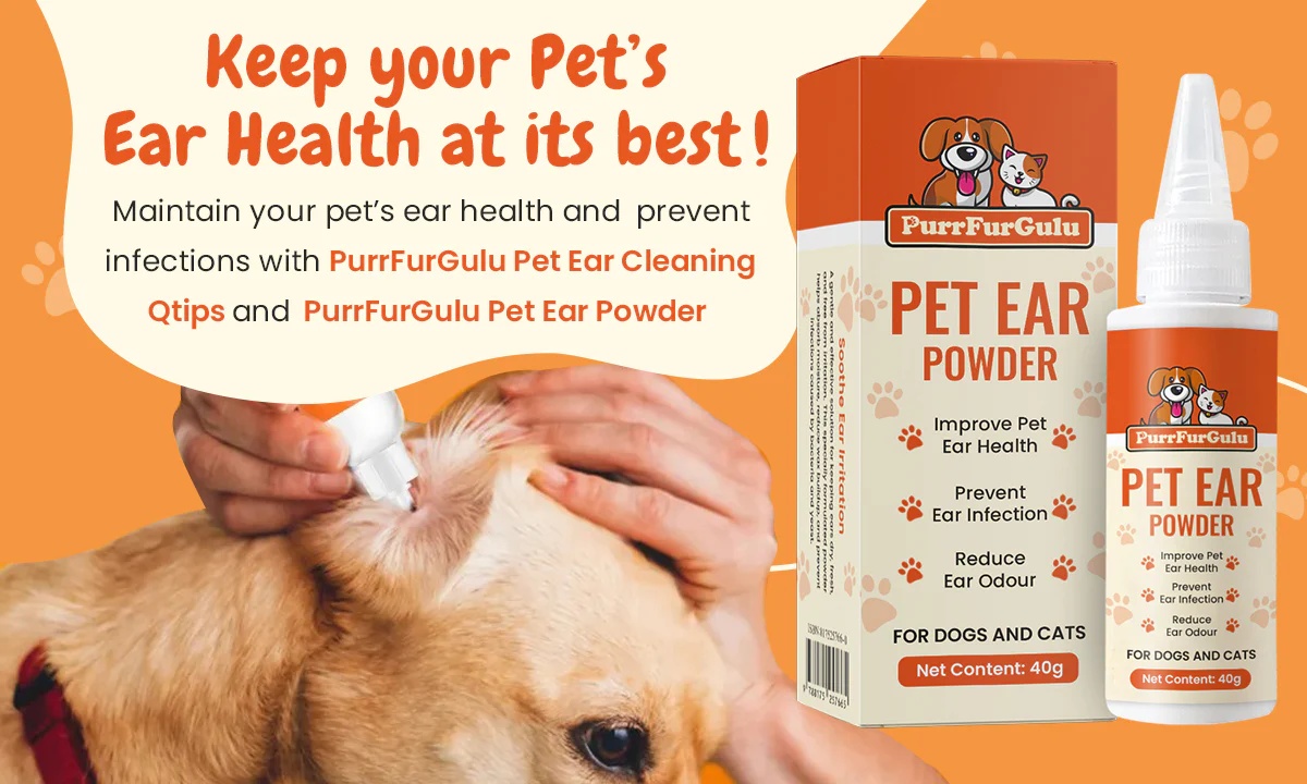 Keep your pet clean and healthy with PurrFurGulu Pet Ear Cleaning Swabs, perfect for gentle ear, eye, and paw care.