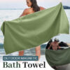 Outdoor Magnetic Bath Towel – The perfect outdoor companion with magnetic stability, quick drying, and sand-resistant features.