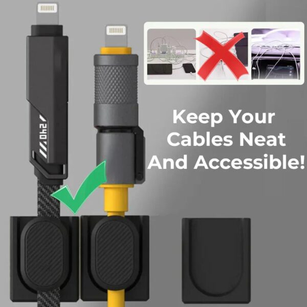 Simplify cable storage with the Data Line Magnetic Absorption Socket, featuring easy installation and strong adhesion.