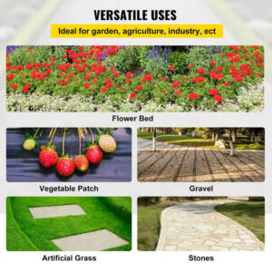 High Permeability Weed Fabric: Durable, water-resistant, and ideal for garden use.