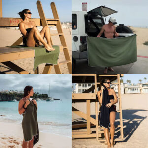 Outdoor Magnetic Bath Towel – Lightweight, compact, and portable – the ultimate towel for your outdoor activities.