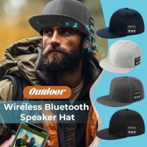 The Outdoor Wireless Bluetooth Speaker Hat combines fashion and function, offering great sound and comfort on the go.