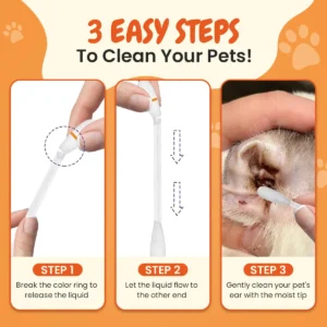 PurrFurGulu Pet Ear Cleaning Swabs