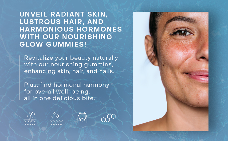 Boost your beauty routine with Sea Moss Glow Gummies for radiant hair, skin, and nails with sea moss and pearl powder.