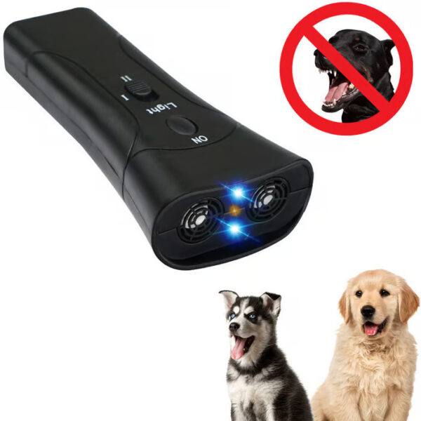 Ultrasonic Dog Training Device stops barking, chewing, and digging with safe sound technology for faster behavior correction.