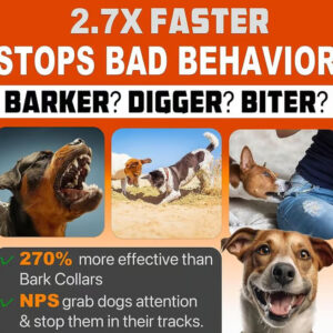 Say goodbye to barking, chewing, and digging with the Ultrasonic Dog Training Device, working 2.7x faster than other methods.