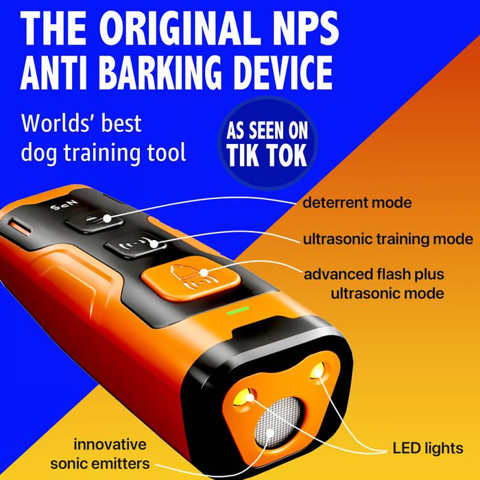 The Ultrasonic Dog Training Device is an effective, humane solution for stopping barking, chewing, and digging.