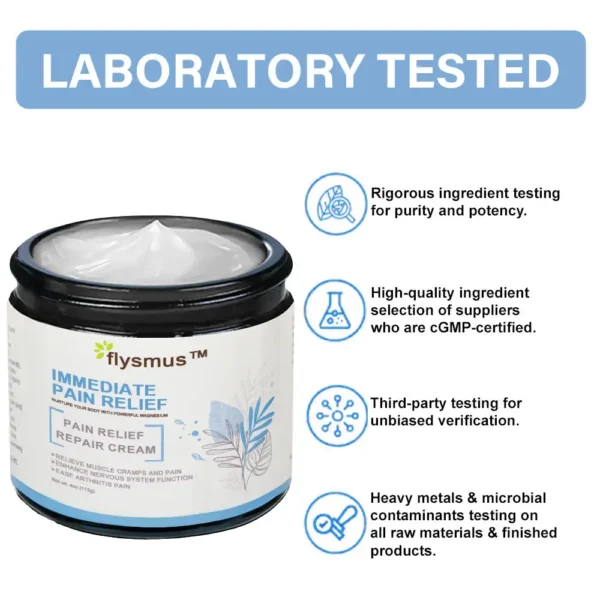 flysmus™ Magnesium pain relief healing cream